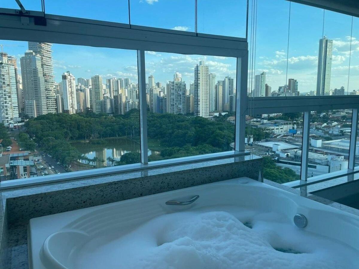 1 Qts.| 2 Hosp. | Jacuzzi Na Varanda | Linda Vista Goiania Ngoại thất bức ảnh