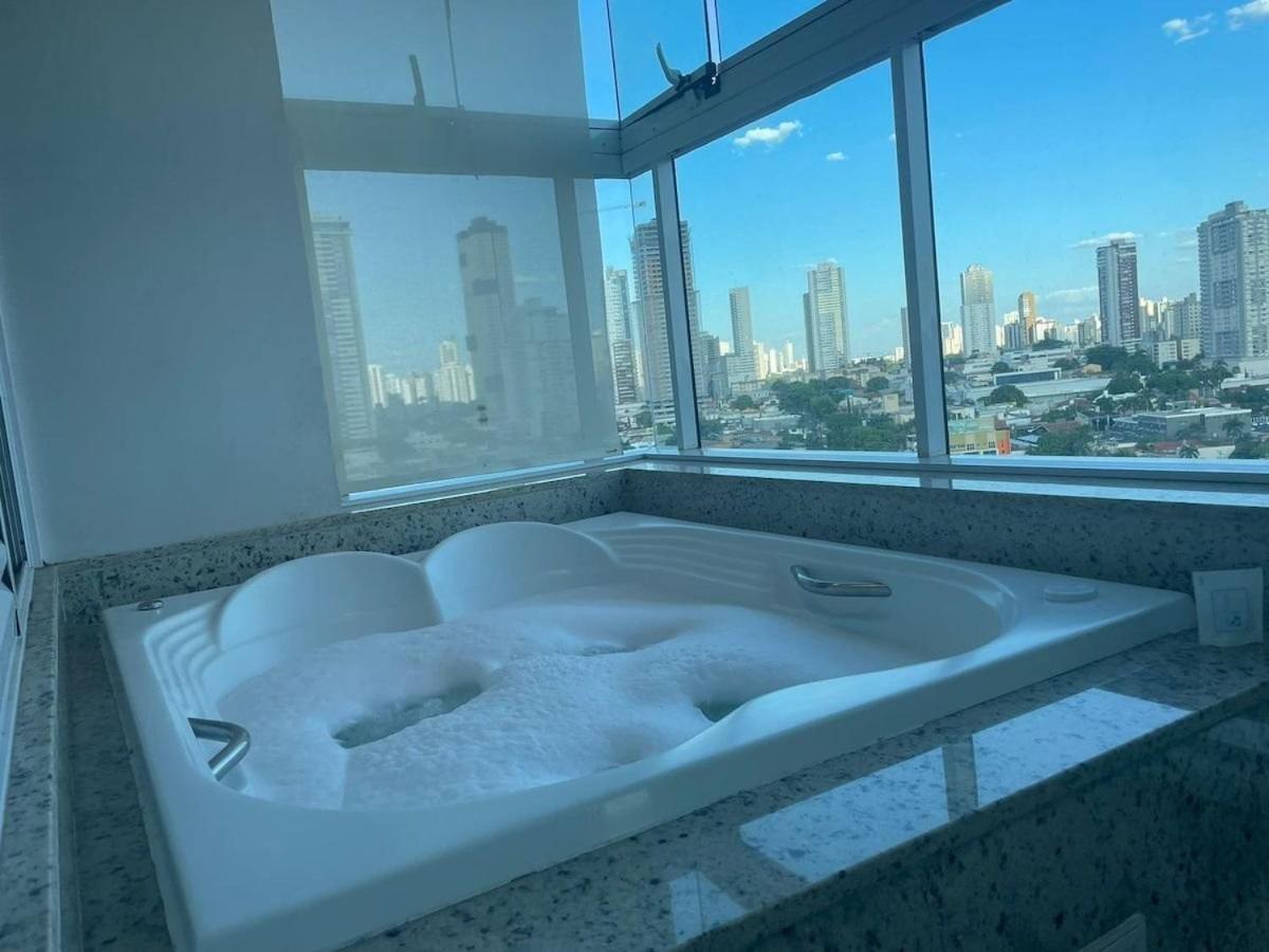 1 Qts.| 2 Hosp. | Jacuzzi Na Varanda | Linda Vista Goiania Ngoại thất bức ảnh