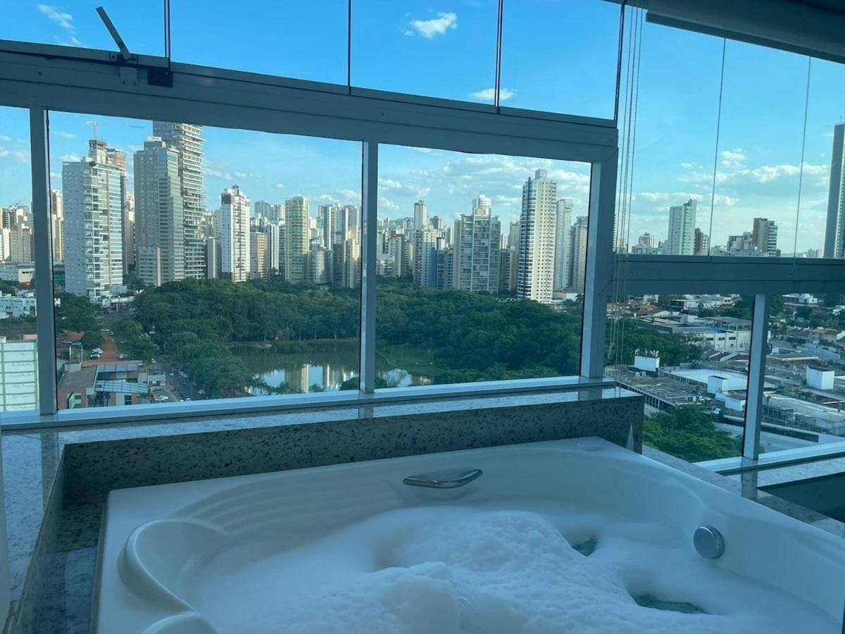 1 Qts.| 2 Hosp. | Jacuzzi Na Varanda | Linda Vista Goiania Ngoại thất bức ảnh
